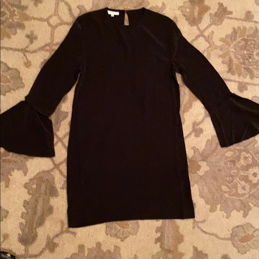 Equipment black silk dress NWT